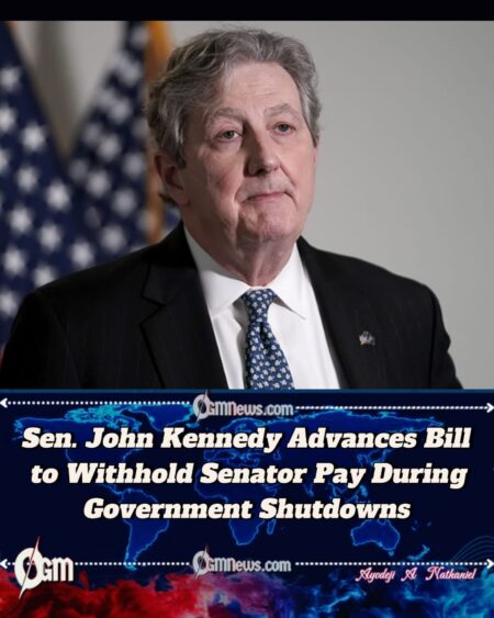 Sen. John Kennedy’s No-Pay-During-Shutdown Bill Gains Momentum in Senate