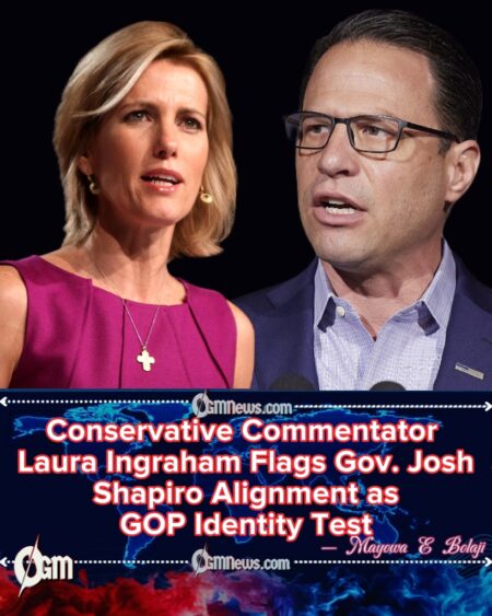 Conservative commentator Laura Ingraham Challenges GOP Over Shapiro-Linked Positions
