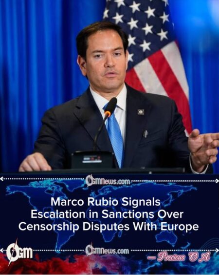 Marco Rubio Reaffirms U.S. Stance Against Foreign Censorship Efforts