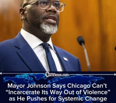 Mayor Johnson Declares Chicago Needs Investment, Not Incarceration, to Reduce Violence