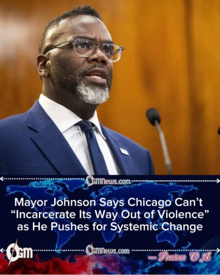 Mayor Johnson Declares Chicago Needs Investment, Not Incarceration, to Reduce Violence