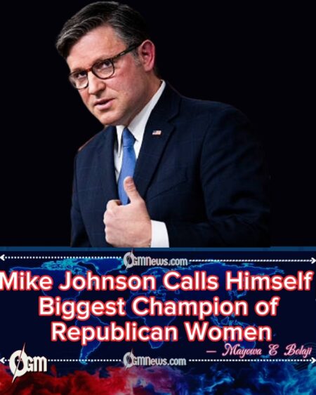 House Speaker Mike Johnson Says Republican Women Are Doing Great Things in Congress