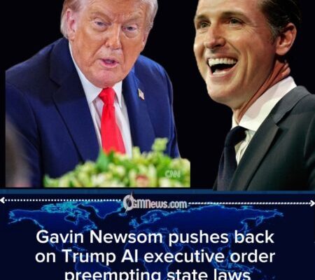 Newsom Accuses White House of Shielding Big Tech as Trump Moves to Override State AI Laws