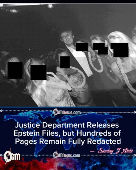 Over 500 Pages in Epstein Files Fully Blacked Out as DOJ Defends Redactions Under New Transparency Law
