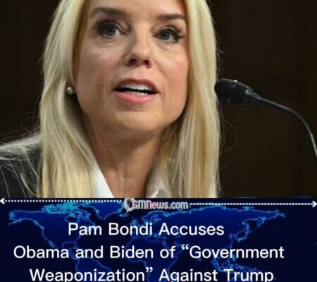 Pam Bondi Claims “Criminal Conspiracy” in What She Calls Anti-Trump Government Actions