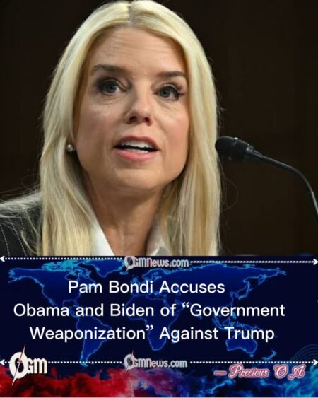 Pam Bondi Claims “Criminal Conspiracy” in What She Calls Anti-Trump Government Actions