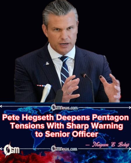 U.S. Defense Secretary Pete Hegseth Orders Admiral to Resign After Pentagon Confrontation