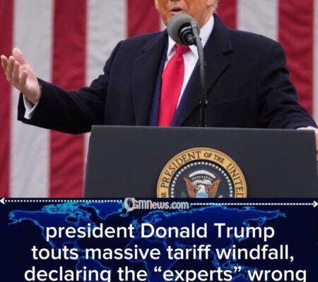 President Donald Trump takes victory lap on tariffs, says numbers silence critics