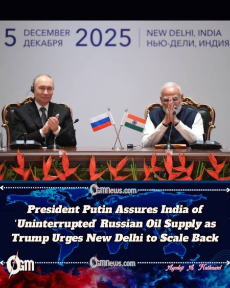President Putin Guarantees Oil Flow to India as Trump Presses for Reduced Imports