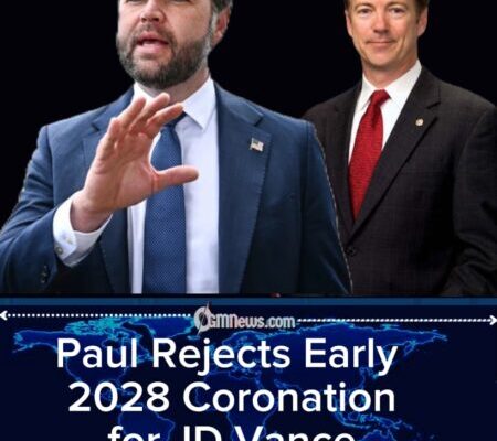 Rand Paul Rejects JD Vance as GOP Heir Apparent, Exposing Early Fault Lines Ahead of 2028