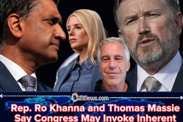 Rep. Ro Khanna and Thomas Massie Signal Possible Inherent Contempt Action Over Withheld Epstein Files