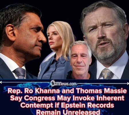 Rep. Ro Khanna and Thomas Massie Signal Possible Inherent Contempt Action Over Withheld Epstein Files