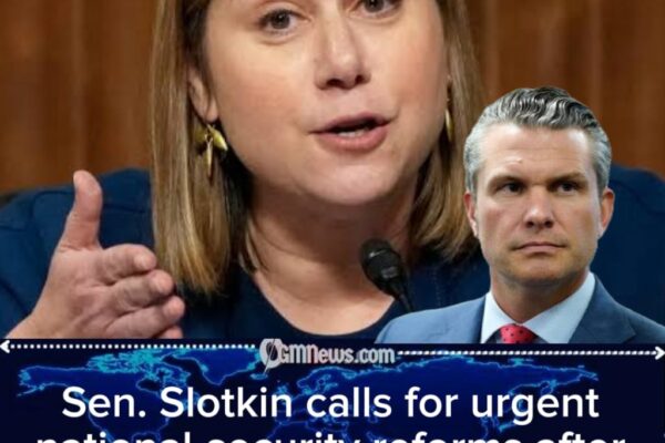 Sen. Slotkin pushes Congress to confront communication failures highlighted in Signalgate inquiry