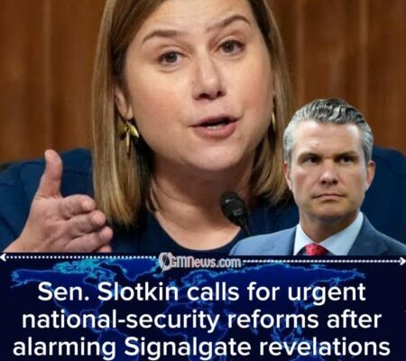 Sen. Slotkin pushes Congress to confront communication failures highlighted in Signalgate inquiry
