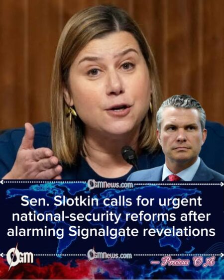 Sen. Slotkin pushes Congress to confront communication failures highlighted in Signalgate inquiry