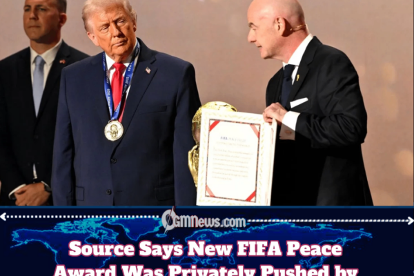 Source Says Newly Invented FIFA Peace Award Was Privately Pushed by President Trump to FIFA Chief