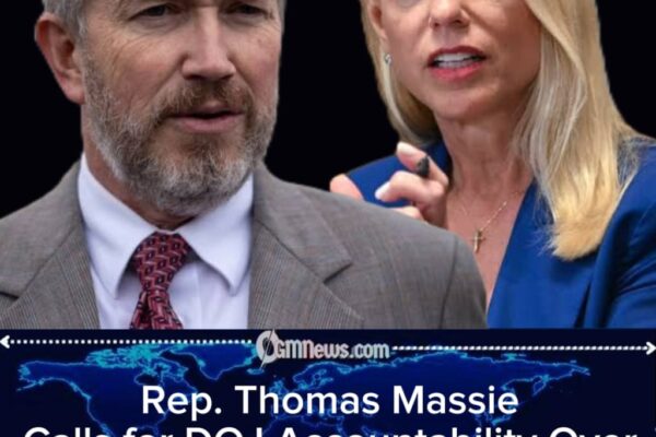 Rep. Thomas Massie Signals Possible DOJ Probe Into Bondi’s Actions