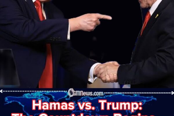Donald Trump Gives Hamas a “Do or Die” Deadline—No Excuses, No Drama