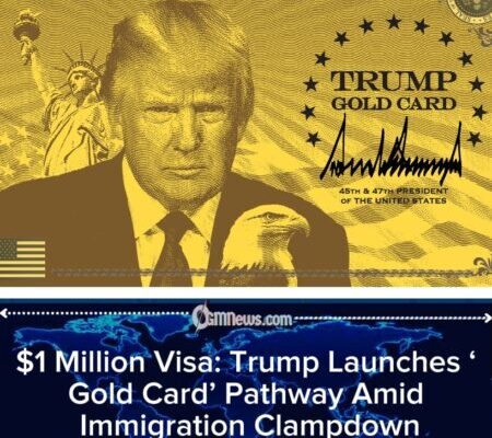 Trump Unveils $1 Million ‘Gold Card’ Visa as Second-Term Immigration Strategy Expands