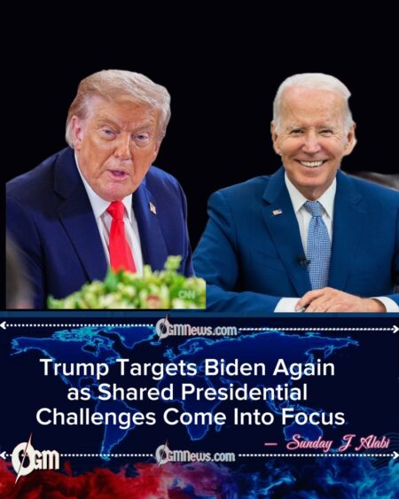 Trump Attacks Old Foe Biden, but Presidential Parallels Prove Hard to Escape