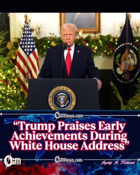 Trump Claims Unprecedented Progress in First 11 Months During White House Address