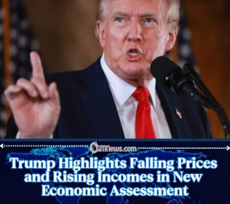 Trump Says Americans Are Paying Less and Earning More.