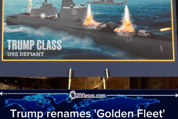 Trump Unveils ‘Golden Fleet’ as Navy Revamp Takes Shape Under Sweeping Rebranding Drive