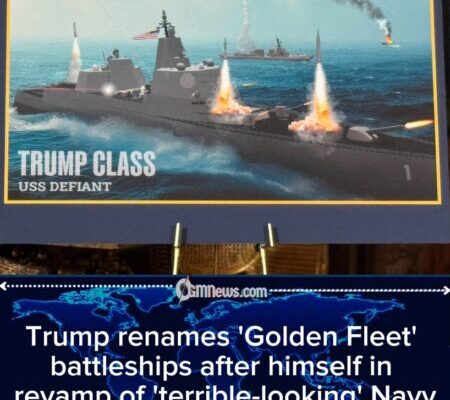 Trump Unveils ‘Golden Fleet’ as Navy Revamp Takes Shape Under Sweeping Rebranding Drive