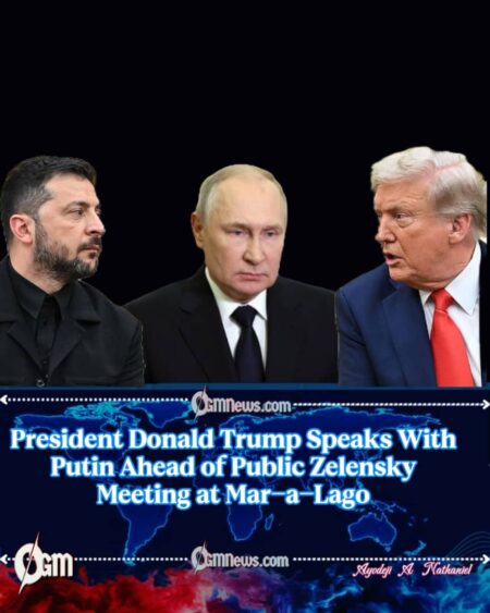 Trump Confirms Productive Putin Call Before Meeting Zelenskyy