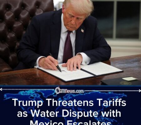 Trump Threatens 5% Tariff on Mexico Over Water Shortfalls Hurting Texas Agriculture