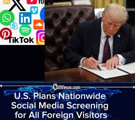 Trump to Require Five Years of Social Media History from All Foreign Tourists Entering the United States