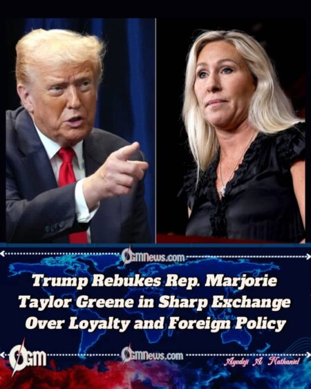Trump Mocks Greene’s Name, Dismisses Her Attacks on Foreign Policy Focus