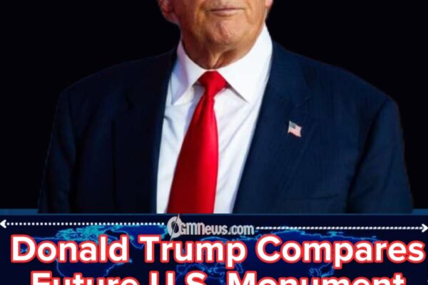 Donald Trump Says History Is Overrated, Promises America an Arc That Puts Paris on Mute