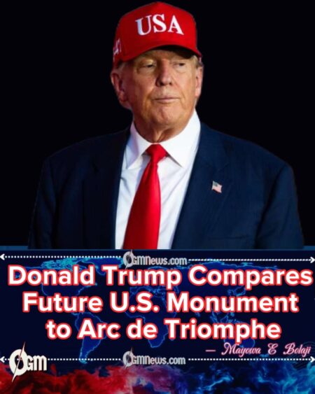 Donald Trump Says History Is Overrated, Promises America an Arc That Puts Paris on Mute