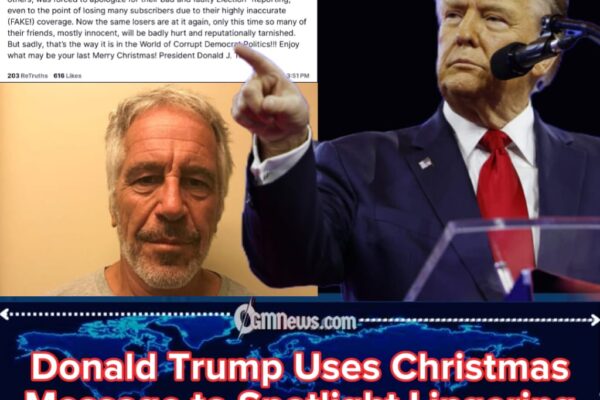 Donald Trump’s Christmas Message Revives Questions Around Epstein’s Elite Network