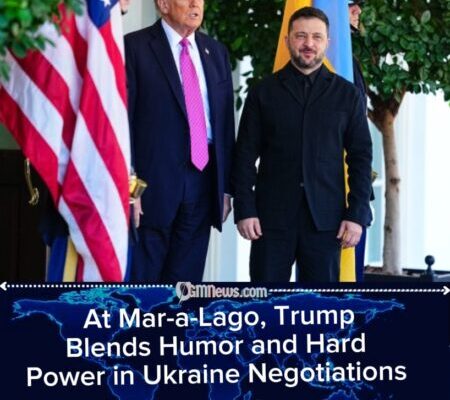 Trump’s Mar-a-Lago Lunch Quip Silences Press as High-Stakes Ukraine Peace Talks Advance