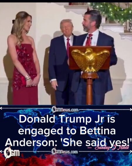 Trump Jr. Announces Engagement to Bettina Anderson at White House Christmas Reception