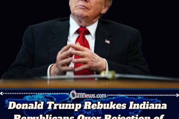 President Trump Criticizes Indiana Republicans Over Redistricting Vote