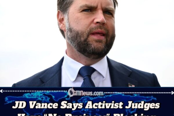 JD Vance Warns Judicial Activism Is Blocking America’s Immigration Mandate