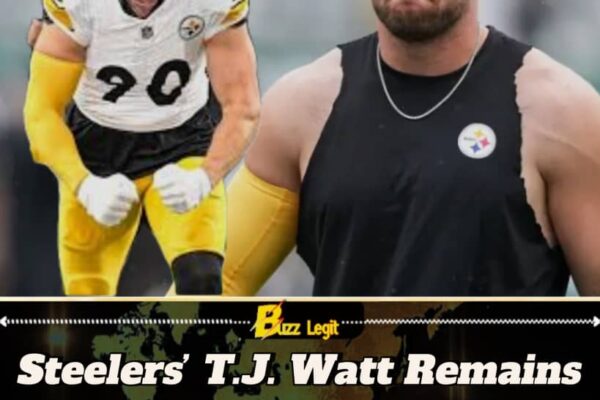 T.J. Watt Hospitalized With Lung Issue, Steelers Await Clarity Ahead of MNF Clash