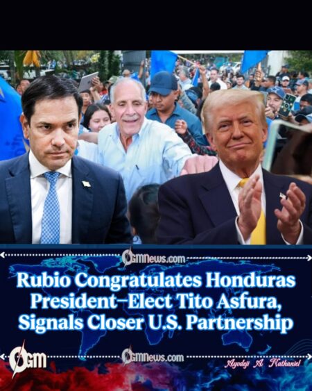 Rubio Welcomes Honduras Election Result, Emphasizes Cooperation