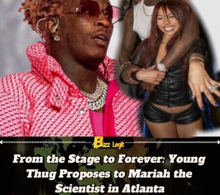 Young Thug Proposes to Mariah the Scientist on Stage at Atlanta Benefit Concert After Four Years Together
