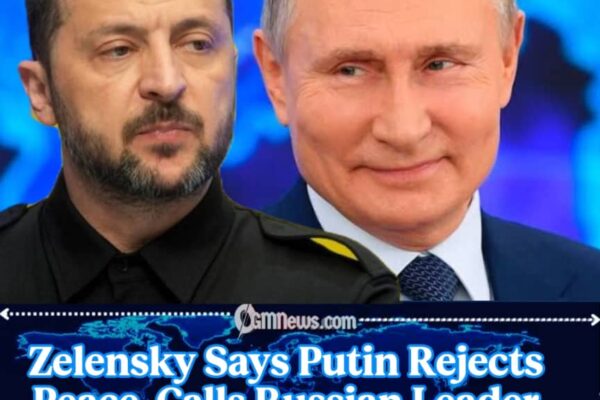 Zelensky Accuses Putin of Rejecting Peace Efforts