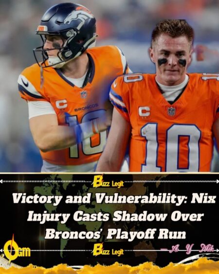 BRONCOS’ STAR BO NIX SUFFERS BROKEN ANKLE, SEASON ENDS AFTER HISTORIC PLAYOFF NIGHT