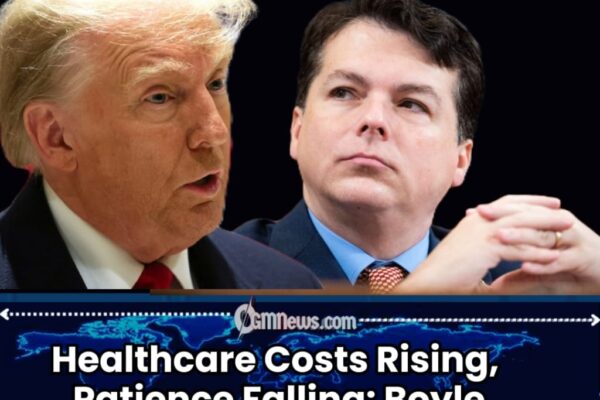 Brendan Boyle Questions Trump on Rising Healthcare Costs