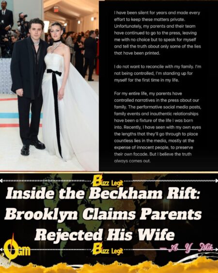 Brooklyn Beckham Speaks Out on Family Rift, Says Parents Rejected His Wife