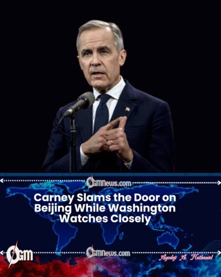 Prime Minister Mark Carney Rejects China Trade Deal Amid U.S. Pressure