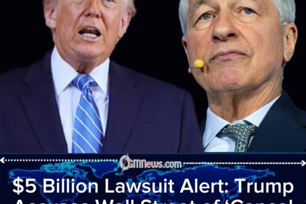 Donald Trump Sues JPMorgan for $5 Billion, Claims Banks Are ‘Politically Triggered’