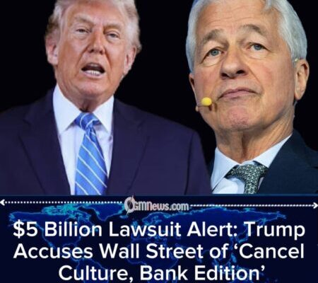 Donald Trump Sues JPMorgan for $5 Billion, Claims Banks Are ‘Politically Triggered’