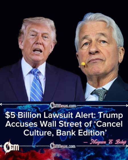 Donald Trump Sues JPMorgan for $5 Billion, Claims Banks Are ‘Politically Triggered’
